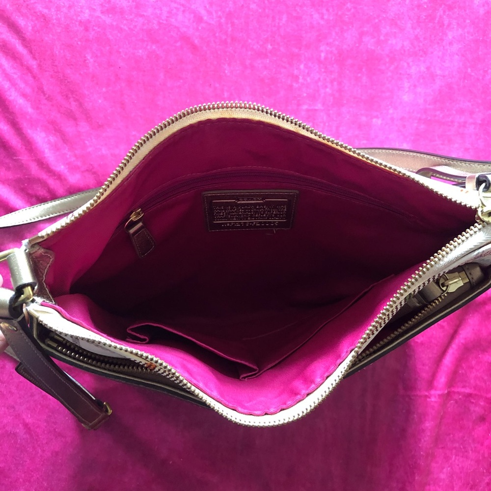 Coach “Peyton Tattersall” Crossbody Bag - Picture 3 of 7